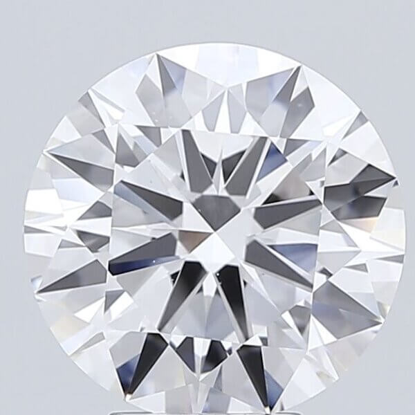 5.39 Carat Round Brilliant Lab-Grown Diamond