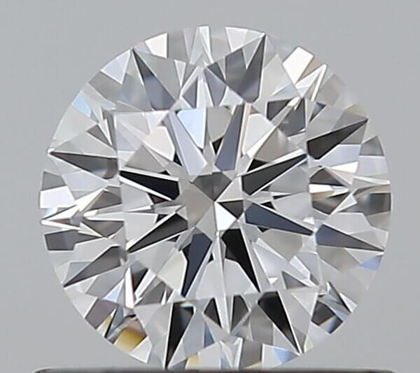 0.64 Carat Round Brilliant Natural Diamond