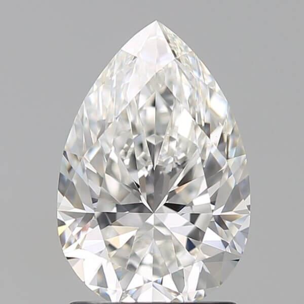 1.81 Carat Pear Natural Diamond