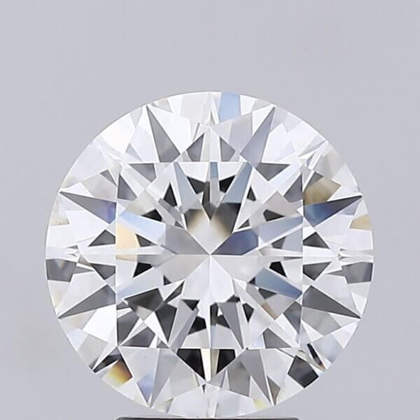 3.41 Carat Round Brilliant Lab-Grown Diamond