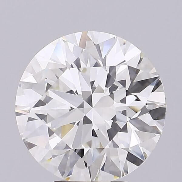 6.22 Carat Round Brilliant Lab-Grown Diamond