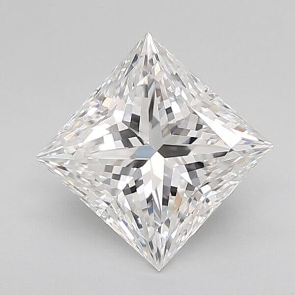 2.09 Carat Princess Cut Lab-Grown Diamond