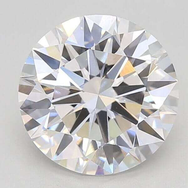3.79 Carat Round Brilliant Lab-Grown Diamond