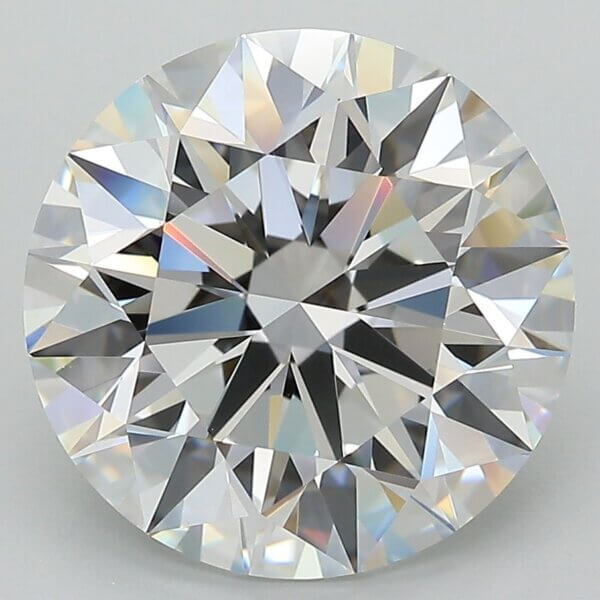 6.16 Carat Round Brilliant Lab-Grown Diamond
