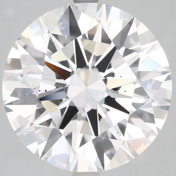 6.59 Carat Round Brilliant Lab-Grown Diamond