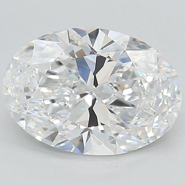 2.96 Carat Oval Lab-Grown Diamond