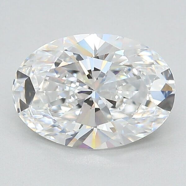 2.08 Carat Oval Lab-Grown Diamond