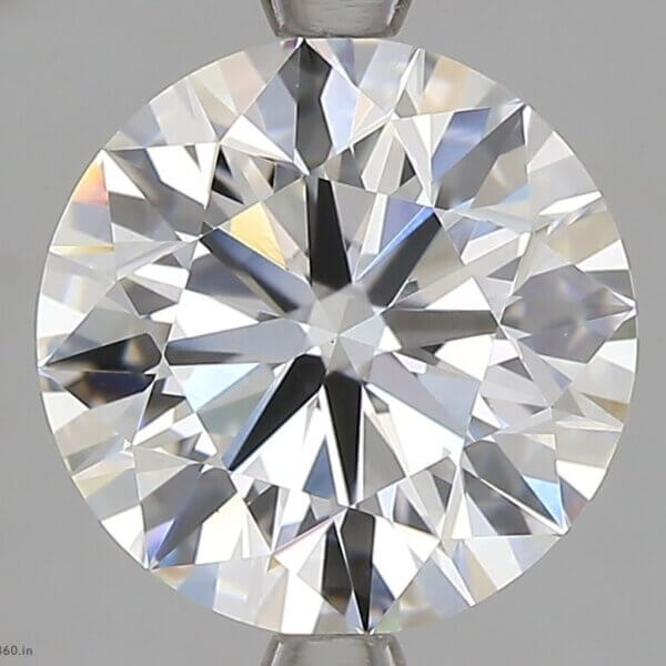 3.26 Carat Round Brilliant Lab-Grown Diamond
