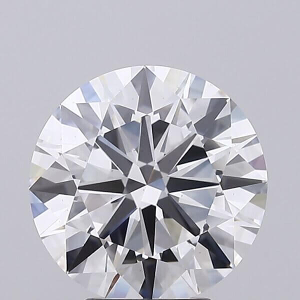 3.91 Carat Round Brilliant Lab-Grown Diamond