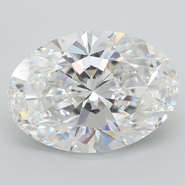 5.21 Carat Oval Lab-Grown Diamond