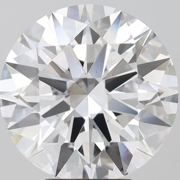 6.19 Carat Round Brilliant Lab-Grown Diamond