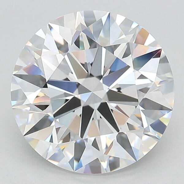 5.91 Carat Round Brilliant Lab-Grown Diamond