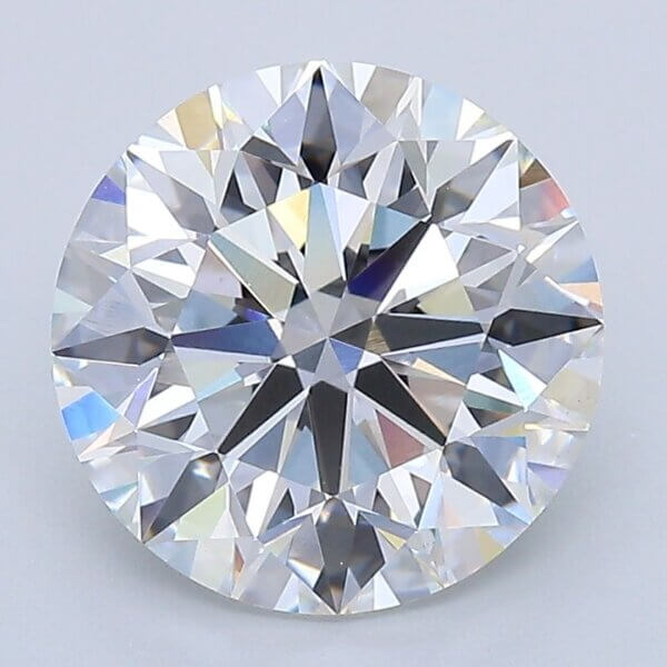 3.68 Carat Round Brilliant Lab-Grown Diamond