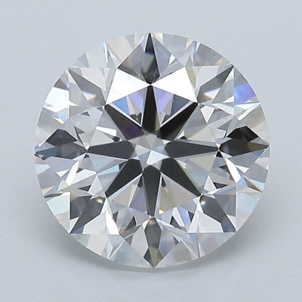 3.09 Carat Round Brilliant Lab-Grown Diamond